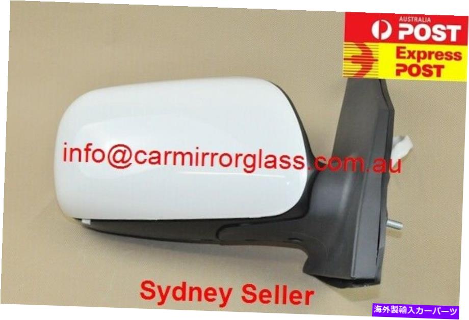 USミラー トヨタカローラの新しいドアミラー04/2004-02/2007 ZRE122（右側、白） NEW DOOR MIRROR FOR TOYOTA COROLLA 04/2004-02/2007 ZRE122 (RIGHT SIDE, WHITE)【並行輸入品】
