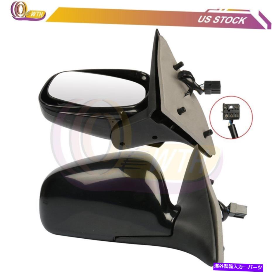 USミラー 1998年から2002年のリンカーンタウンカーブラックスムースLH+RHのパワー加熱サイドミラー Power Heated Side Mirrors For 1998-2002 Lincoln Towncar Black Smooth LH+RH【並行輸入品】 44,902円