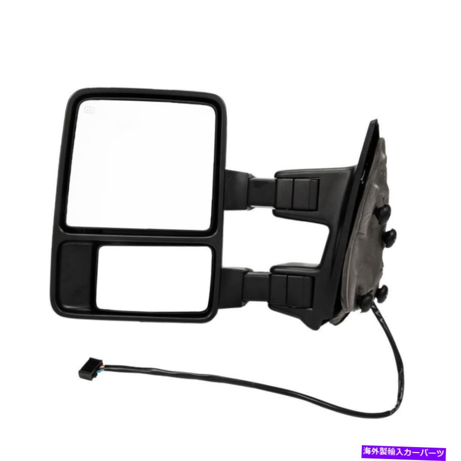 USミラー 08-16 FORD F250の左ドライバーサイドパワー加熱LED信号牽引ミラー Left Driver Side Power Heated LED Signal Towing Mirror For 08-16 Ford F250【並行輸入品】