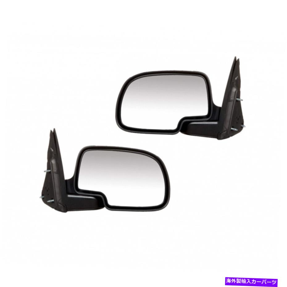 USミラー GMC用ユーコンXL 1500 2000-2006ドアミラードライバー＆乗客サイドペアマニュアル For GMC Yukon XL 1500 2000-2006 Door Mirror Driver & Passenger Side Pair Manual【並行輸入品】