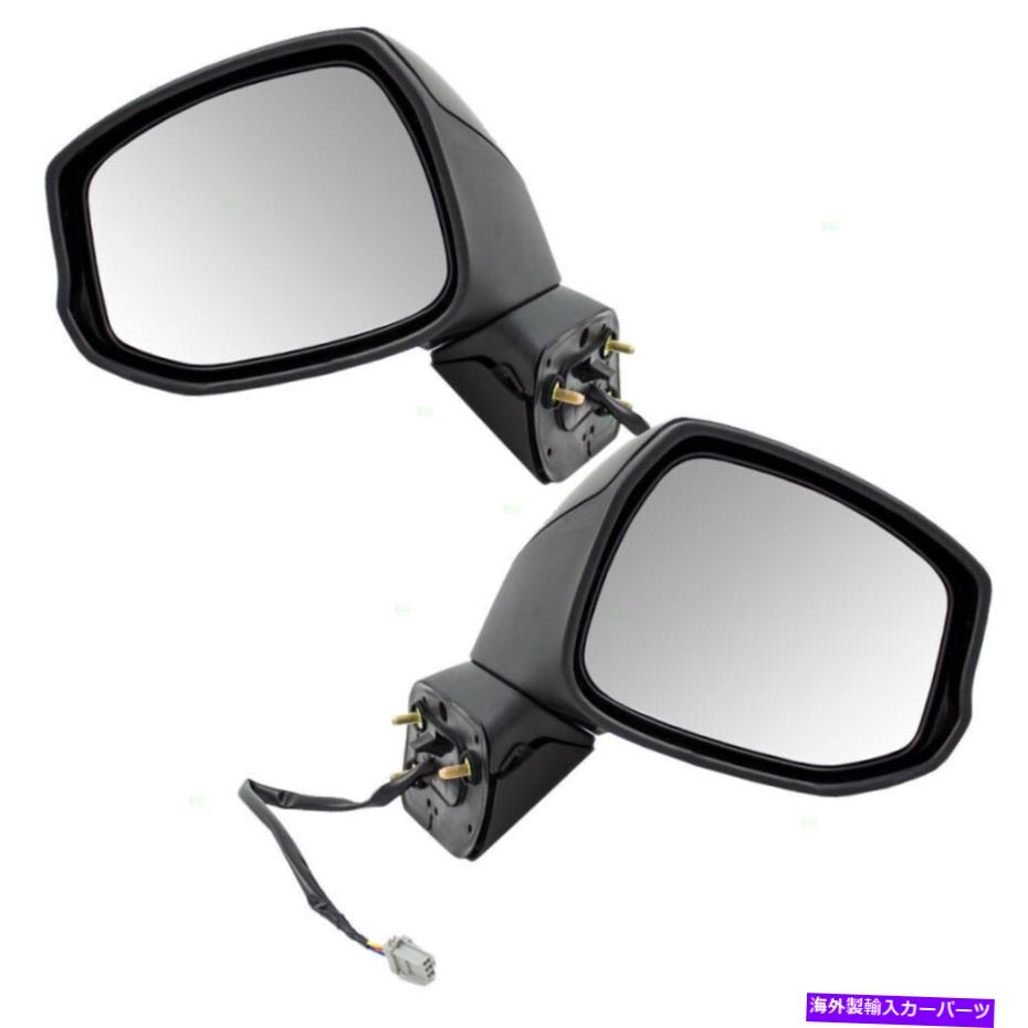USミラー 新しいペアセットパワーサイドビューミラーガラスハウジングアセンブリ12-13ホンダシビック New Pair Set Power Side View Mirror Glass Housing Assembly for 12-13 Honda Civic【並行輸入品】