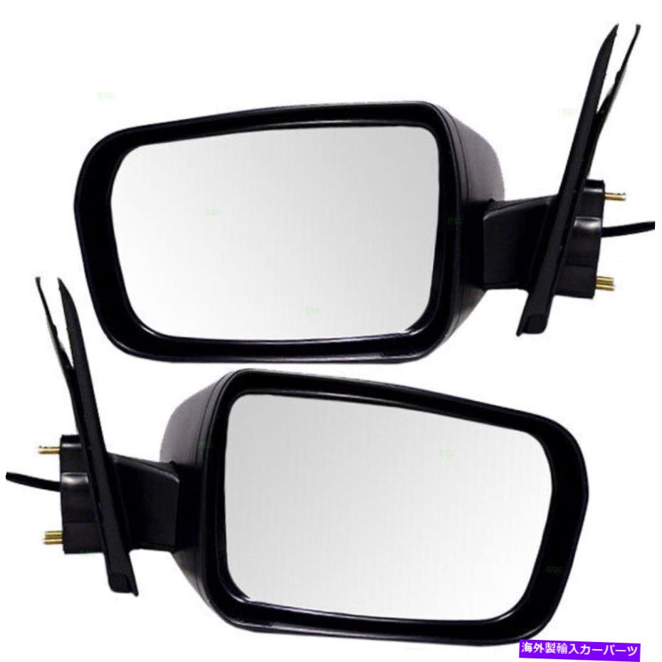 USミラー 新しいペアパワーサイドビューミラーガラスハウジングアセンブリ04-08三菱ギャラン New Pair Power Side View Mirror Glass Housing Assembly 04-08 Mitsubishi Galant【並行輸入品】