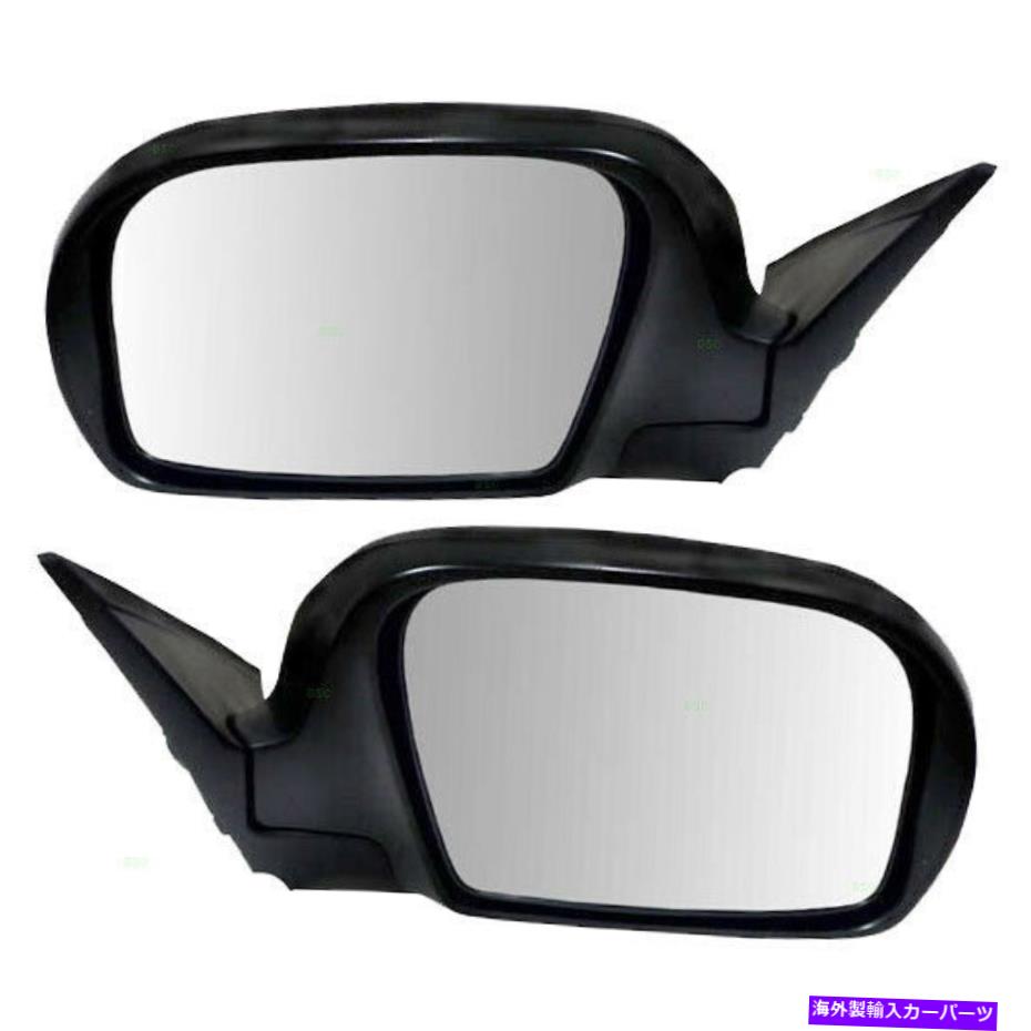 USミラー サイドビューのセットパワーミラー08-14 Subaru Impreza＆WRXのためにテクスチャーを加熱しました Set of Side View Power Mirrors Heated Textured for 08-14 Subaru Impreza & WRX【並行輸入品】