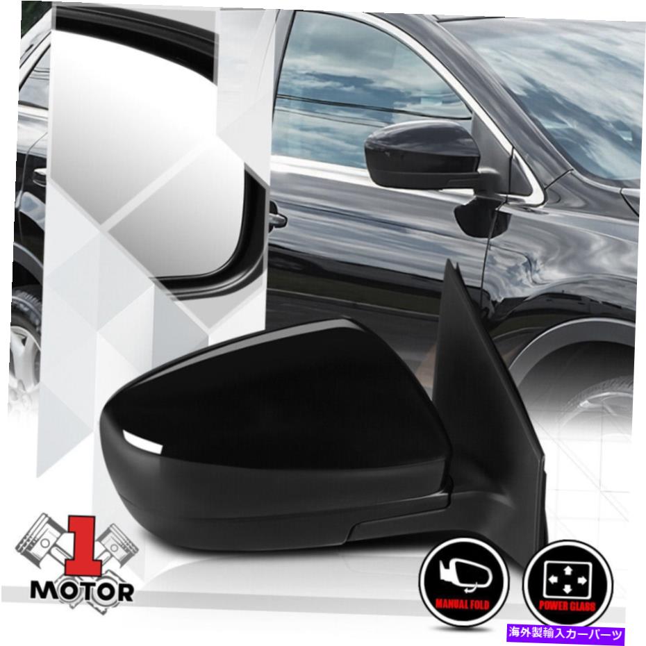 USミラー [右] 10-15 CX9の乗客側の電源調整折りたたみ式OE交換ミラー [Right] Passenger Side Power Adjust Foldable OE Replacement Mirror for 10-15 CX9【並行輸入品】