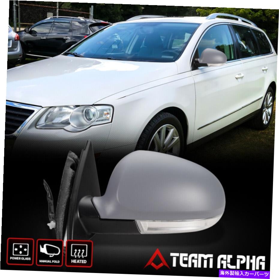 USミラー 2006-2010 VW Passat [左ドライバー側] OEスタイルのパワー+加熱+信号ミラー Fits 2006-2010 VW Passat [Left Driver Side] OE Style Power+Heated+Signal Mirror【並行輸入品】