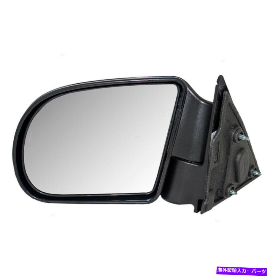 USミラー ドライバーマニュアルサイドビューミラーグラスハウジングシボレーgmc isuzuピックアップトラック用 Drivers Manual Side View Mirror Glass Housing for Chevy GMC Isuzu Pickup Truck【並行輸入品】