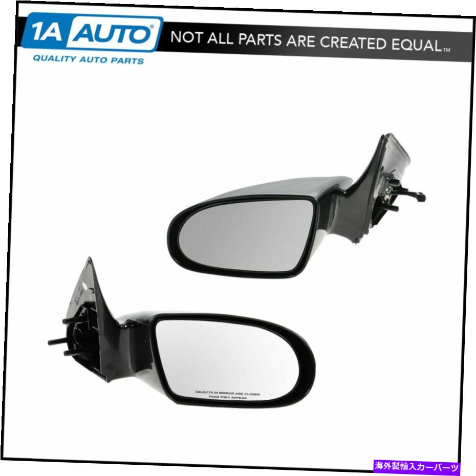 USミラー マニュアルサイドビューミラーポンティアックホタルシェビースプリントメトロの2つのセットペア Manual Side View Mirrors Pair Set of 2 for Pontiac Firefly Chevy Sprint Metro【並行輸入品】