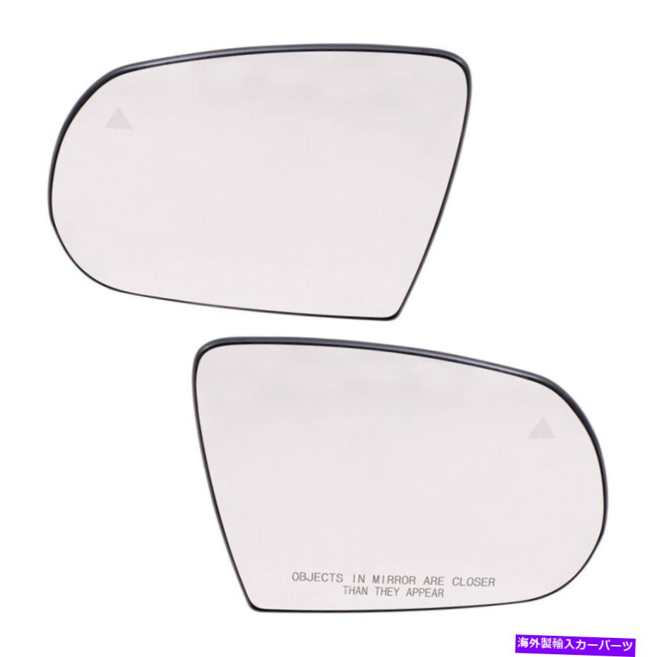 USミラー 2014-2021 Cherokeeのドライバーと助手席のサイドミラーガラス＆ベースW/Oメモリw/oメモリ Driver & Passenger Side Mirror Glass & Base W/O Memory for 2014-2021 Cherokee【並行輸入品】