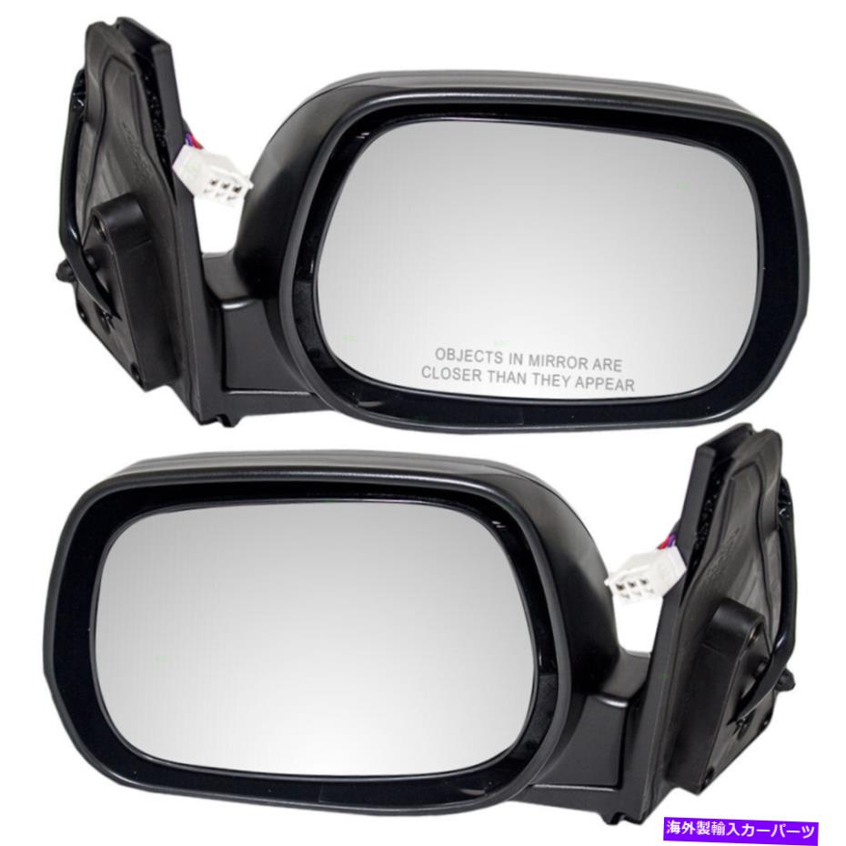 USミラー 新しいペアセットパワーサイドビューミラーガラスハウジング01-05トヨタRAV4の熱 New Pair Set Power Side View Mirror Glass Housing w/o Heat for 01-05 Toyota RAV4【並行輸入品】