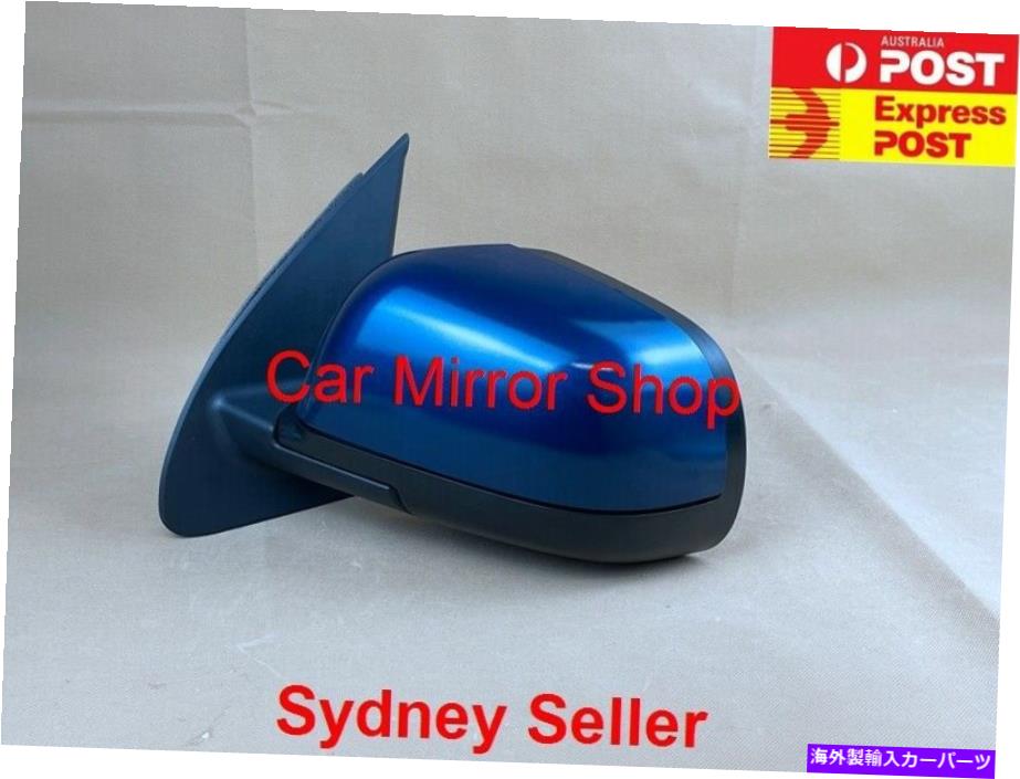 USミラー 日産マイクラ2011年以降の新しいドアミラーK13左助手席側、青 NEW DOOR MIRROR FOR NISSAN MICRA 2011 ONWARD K13 LEFT PASSENGER SIDE, BLUE【並行輸入品】
