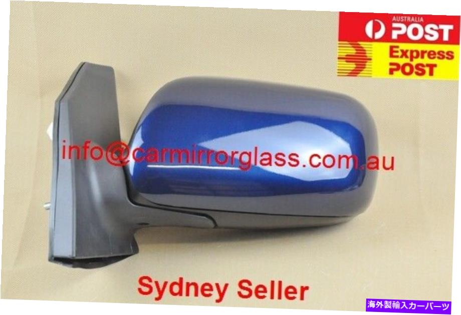 USミラー トヨタカローラの新しいドアミラー08/2000-04/2004 ZRE122（左側、濃い青） NEW DOOR MIRROR FOR TOYOTA COROLLA 08/2000-04/2004 ZRE122 (LEFT SIDE, DARK BLUE)【並行輸入品】