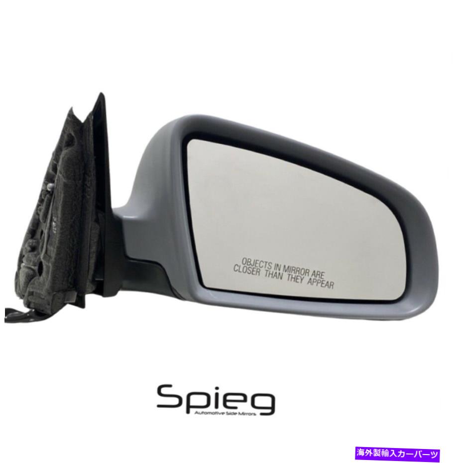 USミラー 2002年から2008年のサイドミラーアウディA4 Quattro S4パワー加熱プライミングされた乗客側 Side Mirror for 2002-2008 AUDI A4 Quattro S4 Power Heated Primed Passenger Side【並行輸入品】