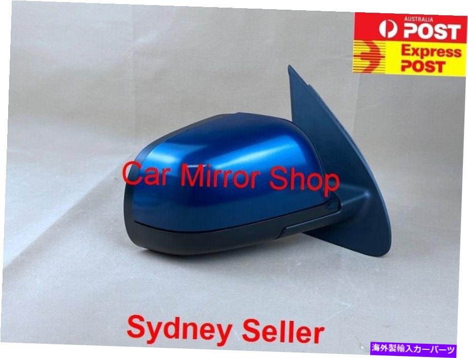 USミラー 日産マイクラ2011年以降の新しいドアミラーK13右ドライバー側、青 NEW DOOR MIRROR FOR NISSAN MICRA 2011 ONWARD K13 RIGHT DRIVER SIDE, BLUE【並行輸入品】