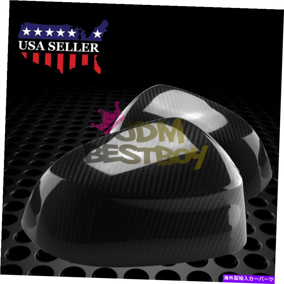 USミラー BMW F15/16/25/E26 X3/4/5/6 REALカーボンファイバーサイドミラーカバースティックオン FOR BMW F15/16/25/E26 X3/4/5/6 REAL CARBON FIBER SIDE MIRROR COVERS STICK-ON【並行輸入品】