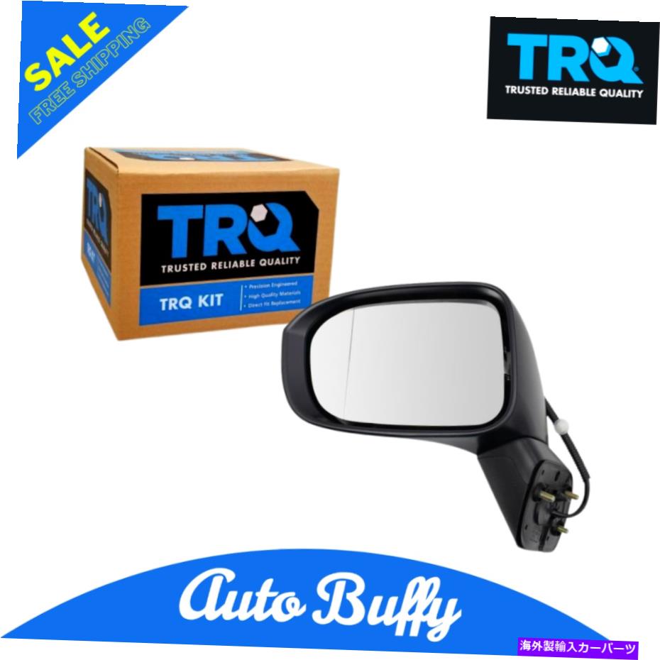 USミラー TRQミラーパワーテクスチャブラックドライバー側は、ホンダシビックのためにLHを去った TRQ Mirror Power Textured Black Driver Side Left LH for Honda Civic New【並行輸入品】