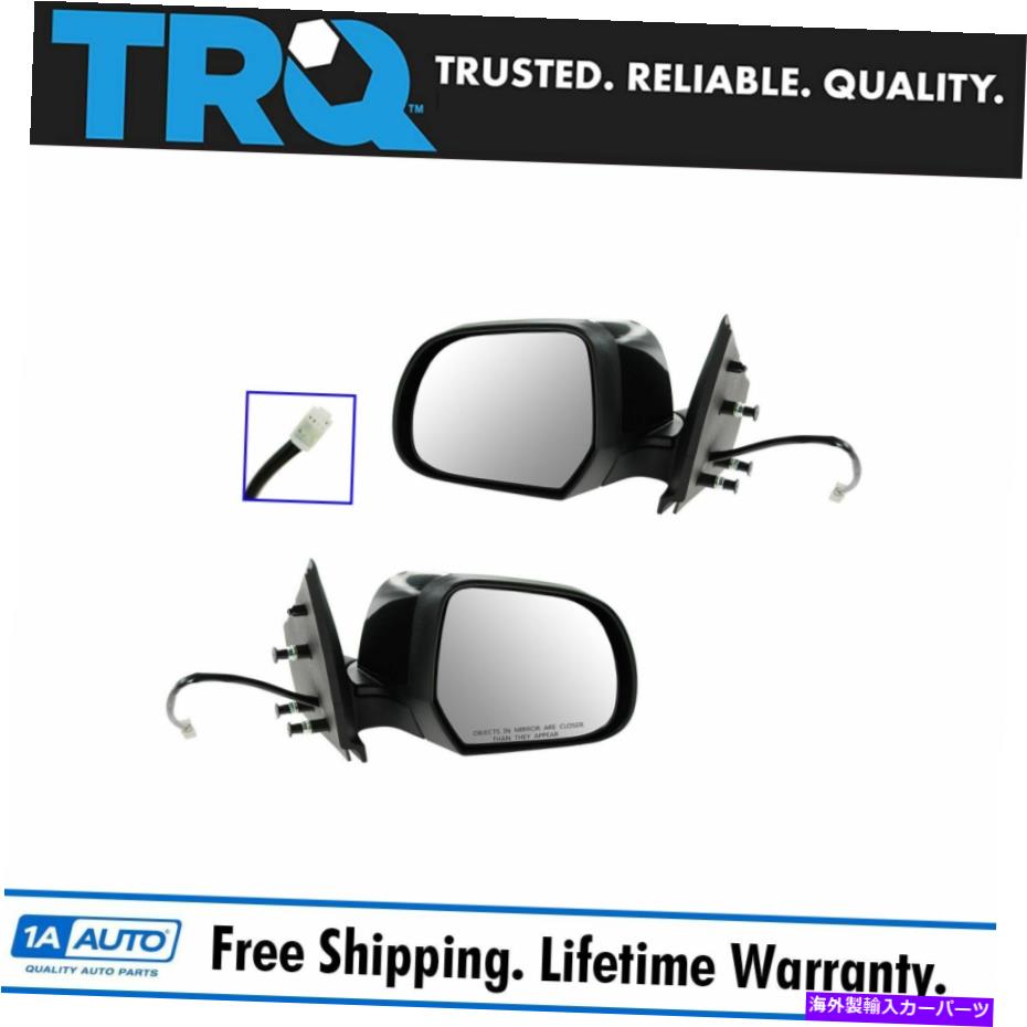 USミラー TRQミラーパワーペイント12-13日産versaセダンのペアセットを一致させる TRQ Mirror Power Paint To Match Pair Set for 12-13 Nissan Versa Sedan NEW【並行輸入品】