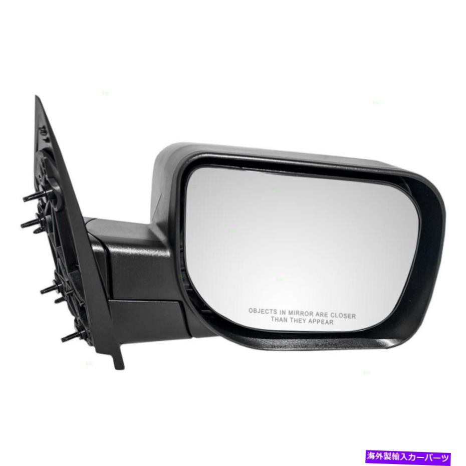 USミラー QX56 armadaTitanピックアップトラック用の新しい乗客マニュアルサイドビューミラー New Passengers Manual Side View Mirror for QX56 Armada Titan Pickup Truck【並行輸入品】