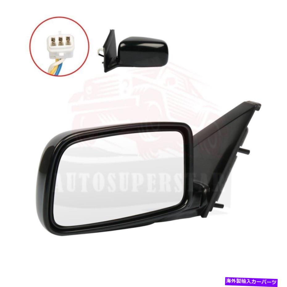 USミラー 三菱ランサーのためのLHサイドブラックフォルダアウェイパワーミラー2002-2007 LH Side Black Foldaway Power Mirror For Mitsubishi Lancer 2002-2007【並行輸入品】