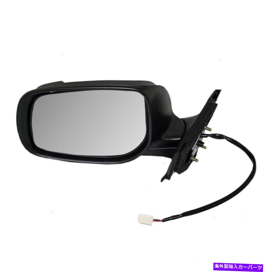 USミラー 新しいドライバーパワーサイドビューミラーガラスハウジング07-11トヨタヤリスのカバー付き New Drivers Power Side View Mirror Glass Housing w/ Cover for 07-11 Toyota Yaris【並行輸入品】