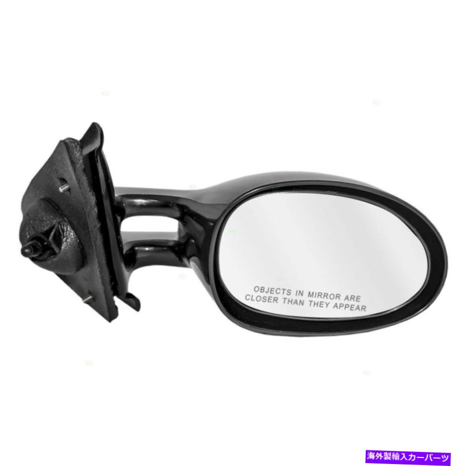 USミラー 乗客マニュアルリモートサイドビューミラーガラスハウジング環状ストラタスブリーズ Passenger Manual Remote Side View Mirror Glass Housing for Cirrus Stratus Breeze【並行輸入品】