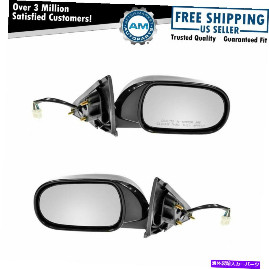 USミラー 03-06に設定されたパワー加熱サイドビューミラーペアインフィニティG35 4ドアセダン Power Heated Side View Mirrors Pair Set for 03-06 Infiniti G35 4 Door Sedan【並行輸入品】