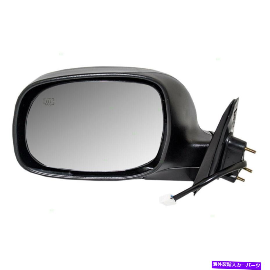 USミラー 新しいドライバーパワーサイドビューミラー03-06トヨタツンドラのクロムキャップ付き加熱 New Drivers Power Side View Mirror Heated w/ Chrome Cap for 03-06 Toyota Tundra【並行輸入品】