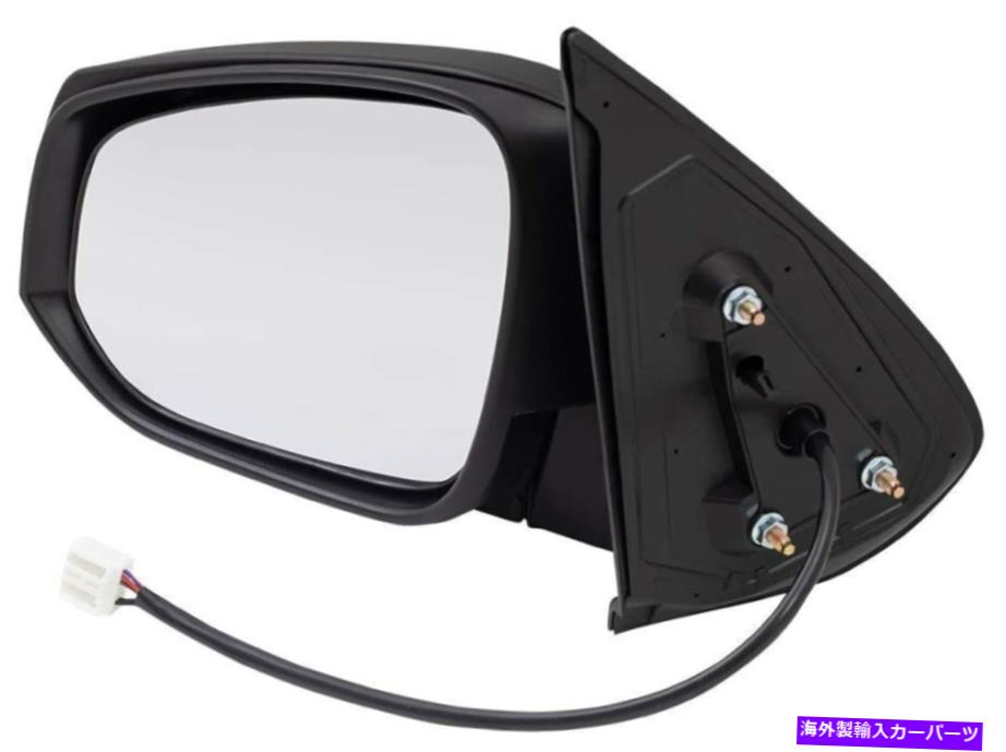 USミラー 2016-2018のブロックパワーミラーグラストヨタタコマドライバーサイドブラックw/heat Brock Power Mirror Glass for 2016-2018 Toyota Tacoma Driver Side Black w/Heat【並行輸入品】