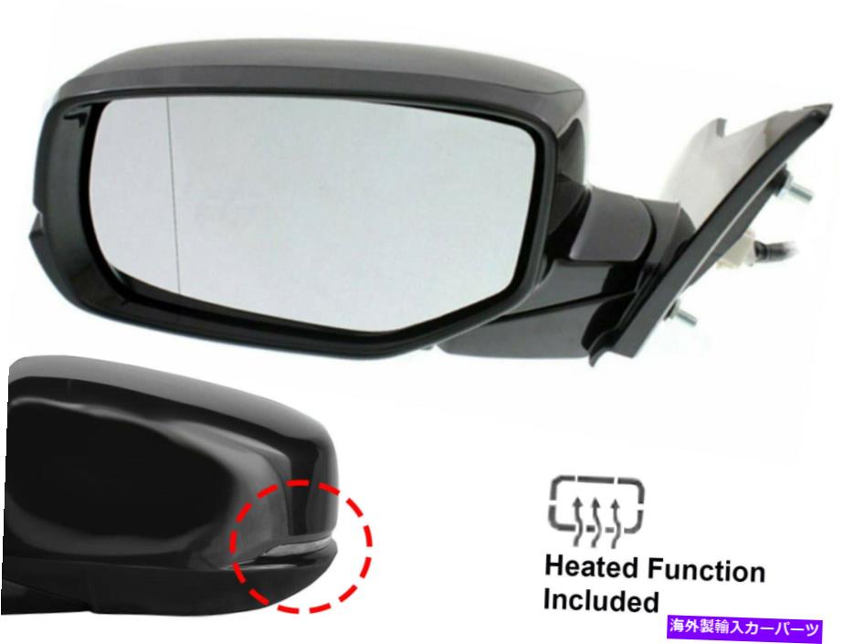 USミラー 2013-2017 Accord Mirror Power Heat Signal Aspherical Glass Driver左側 For 2013-2017 ACCORD Mirror Power Heat Signal Aspherical Glass Driver Left Side【並行輸入品】