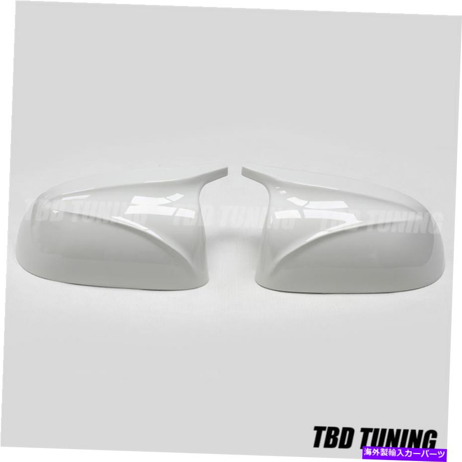 USミラー BMW X3 G01 X4 G02 X5 G05 2018 2018のホワイトサイドリアビューミラーカバー White Side Rear View Mirror Cover For BMW X3 G01 X4 G02 X5 G05 2018 2019【並行輸入品】