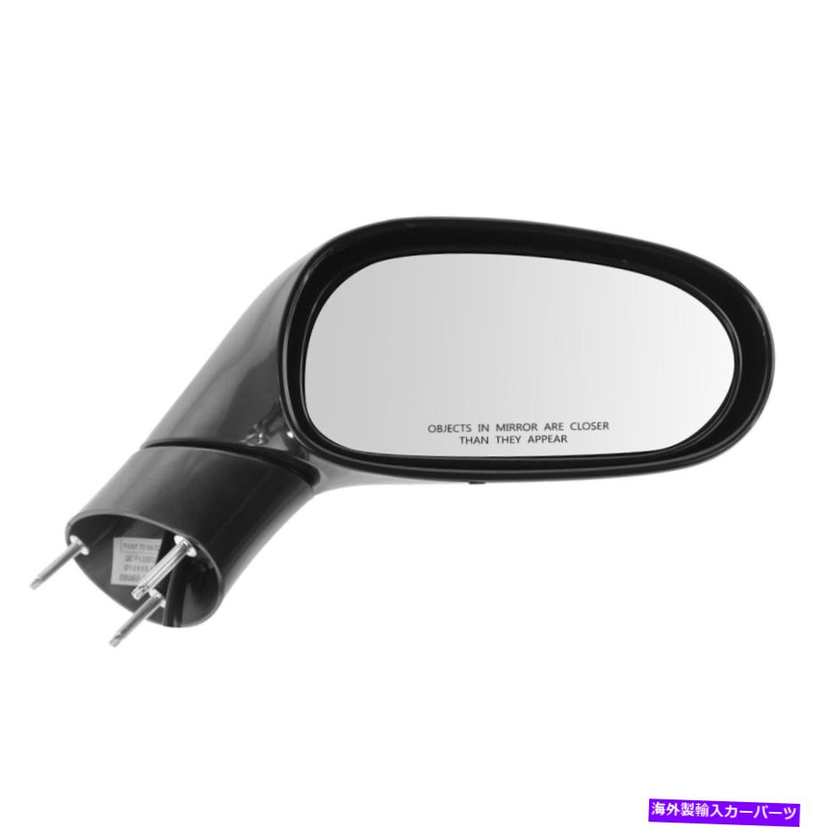 USミラー 05-09コルベットのためのTRQパワー滑らかなブラックミラー助手席の右RH TRQ Power Heated Smooth Black Mirror Passenger Side Right RH for 05-09 Corvette【並行輸入品】