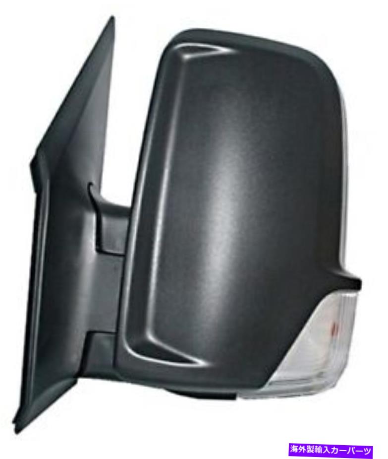 USミラー ウィングサイドミラーコンベックス加熱左メルセデススプリンターW906 906 VW 06- Wing Side Mirror Convex Heated LEFT Fits MERCEDES Sprinter W906 906 VW 06-【並行輸入品】