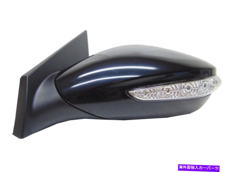 USミラー 11-14のサイドミラーヒュンダイソナタパワー加熱信号塗装可能なドライバー側 Side Mirror for 11-14 Hyundai Sonata Power Heated Signal Paintable Driver Side【並行輸入品】