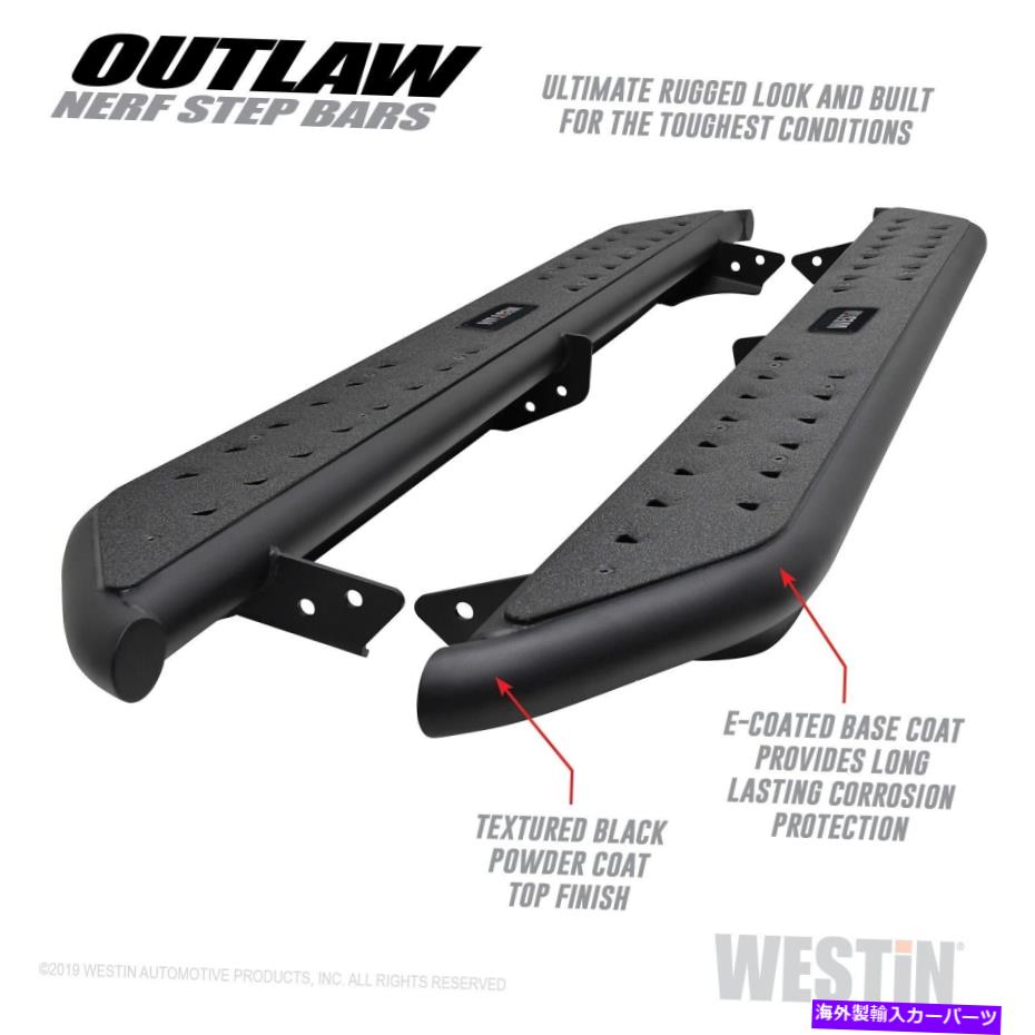 Nerf Bar Westin 58-52775 Outlaw Nerf Step Barsは05-21タコマに適合します Westin 58-52775 Outlaw Nerf Step Bars Fits 05-21 Tacoma【並行輸入品】
