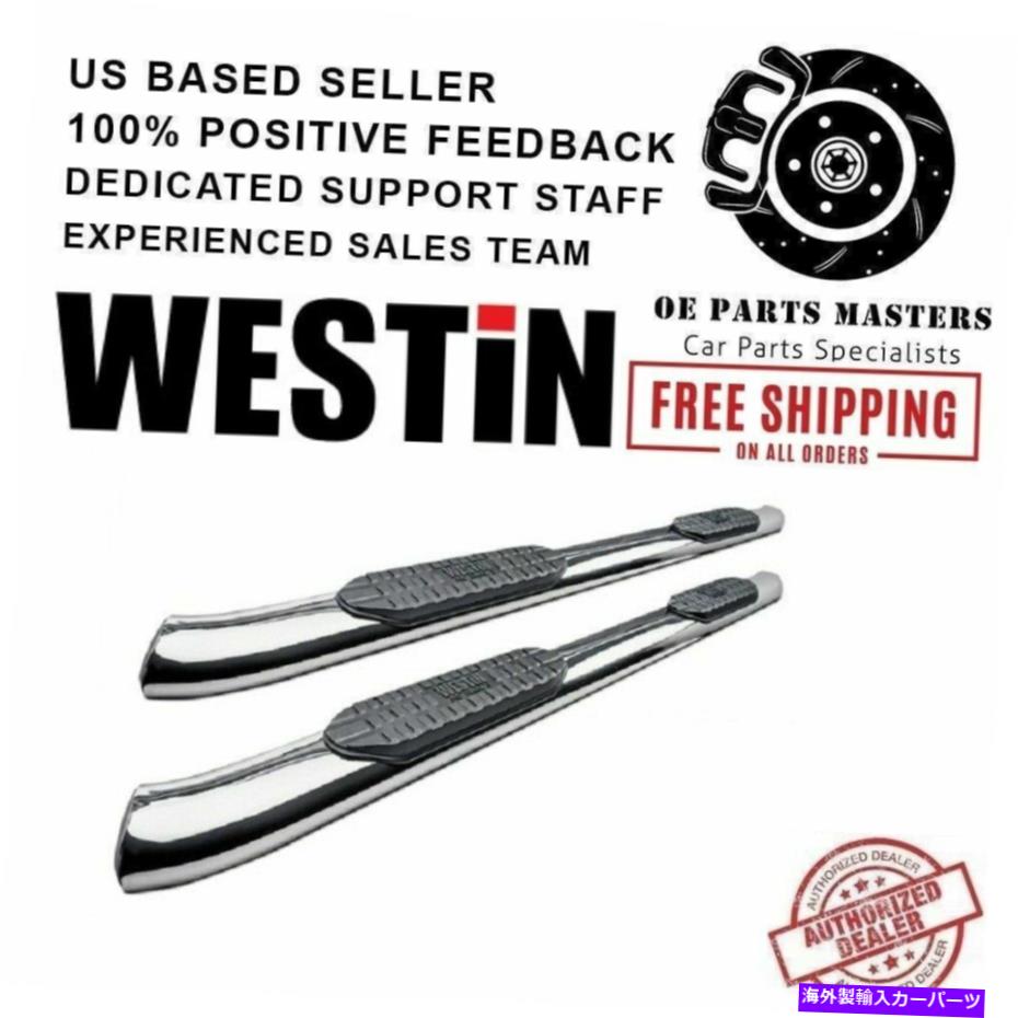 Nerf Bar 99-16 F-350/450 Duty Pro Traxx Oval Nerf BarsのWestin 5 \