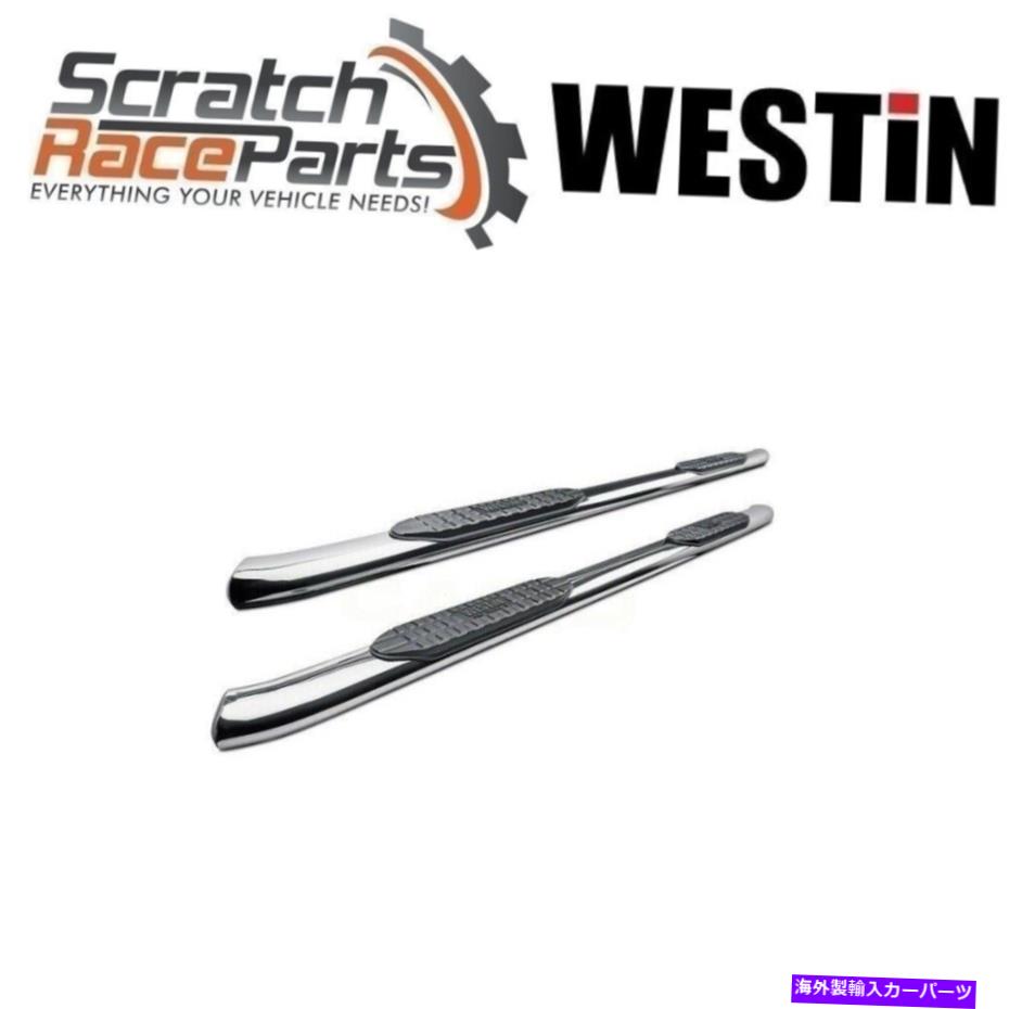 Nerf Bar ウェスティンフィットキャニオン/コロラド15-18 Pro Traxx Oval Nerf Bars 5 "磨かれたステンレス Westin Fits Canyon/Colorado 15-18 PRO TRAXX Oval Nerf Bars 5"Polished Stainless【並行輸入品】|Us Custom Parts Shop USDM