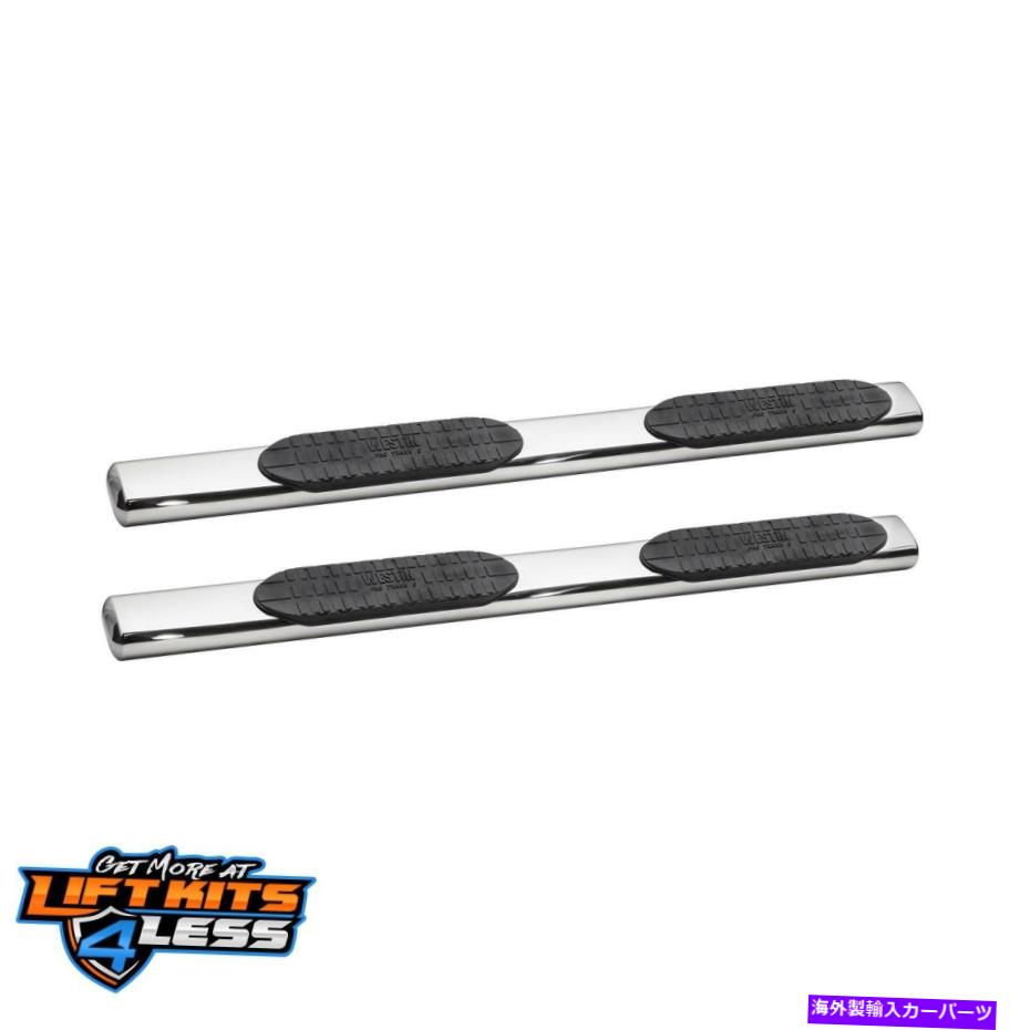 Nerf Bar Westin 21-63550 6 "2009-18 RAM 1500の磨かれた楕円形のナーフステップバーペアペア Westin 21-63550 6" Polished Oval Nerf Step Bar Pair for 2009-18 Ram 1500【並行輸入品】|Us Custom Parts Shop USDM