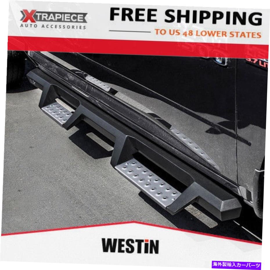 Nerf Bar 07-18シボレーシルバラード1500クルーキャブウェスティンHDXステンレスドロップバーサイドステップ 07-18 Chevy Silverado 1500 Crew Cab Westin HDX Stainless Drop Bars Side Steps【並行輸入品】