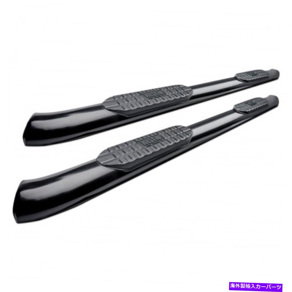 Nerf Bar トヨタタコマダブルキャブ2005-2020 Pro Traxx 5楕円形のnerfバーのウェスティン|黒 Westin For Toyota Tacoma Double Cab 2005-2020 Pro Traxx 5 Oval Nerf Bars | Black【並行輸入品】