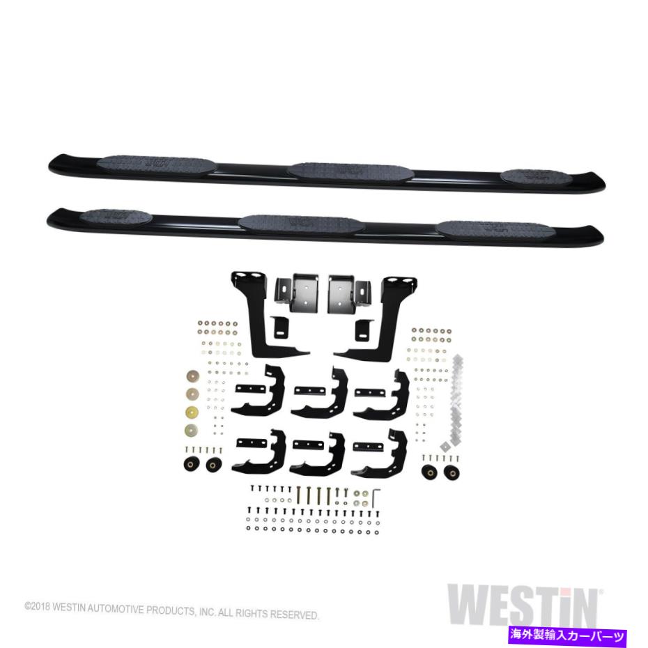 Nerf Bar Westin 21-534725 Pro Traxx 5楕円形のホイールツーホイールナーフステップバーに適合する19-22 1500 Westin 21-534725 PRO TRAXX 5 Oval Wheel to Wheel Nerf Step Bars Fits 19-22 1500【並行輸入品】