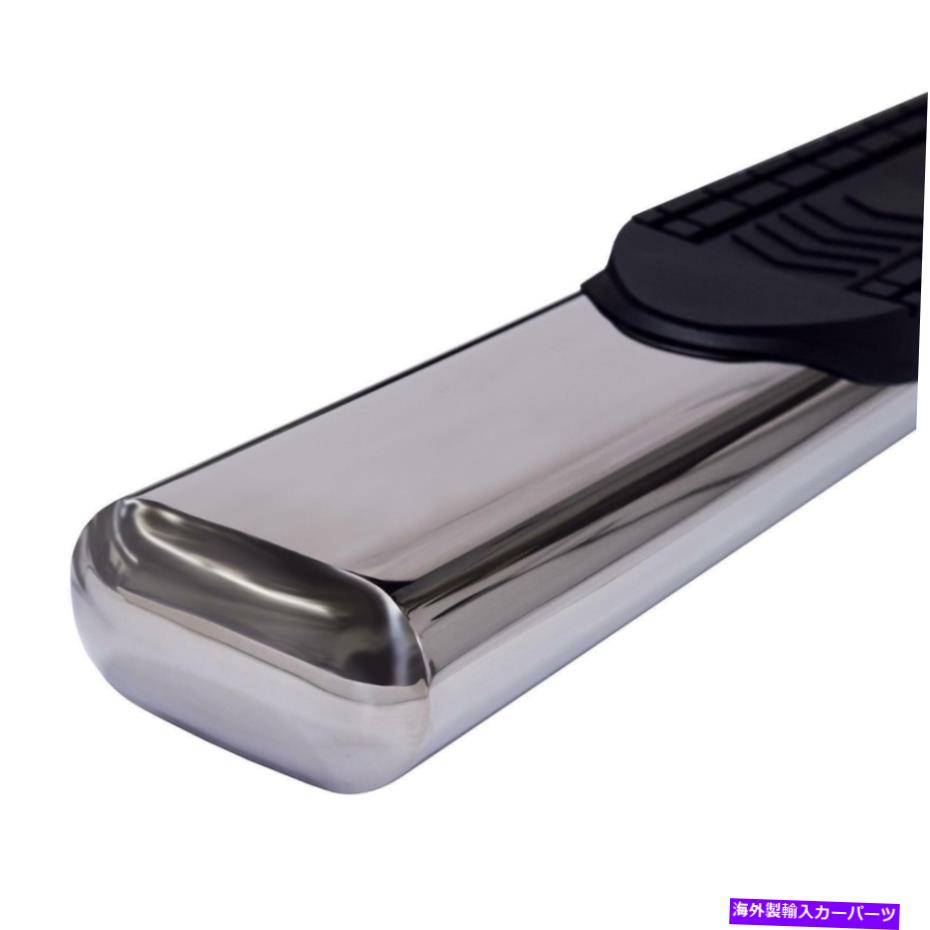 Nerf Bar Trailfx a8250sステップナーフバーとステップパッド6楕円形のポールステンレス鋼w TrailFX A8250S Step Nerf Bar With Step Pads 6 In Oval Bent Pol Stainless Steel W【並行輸入品】
