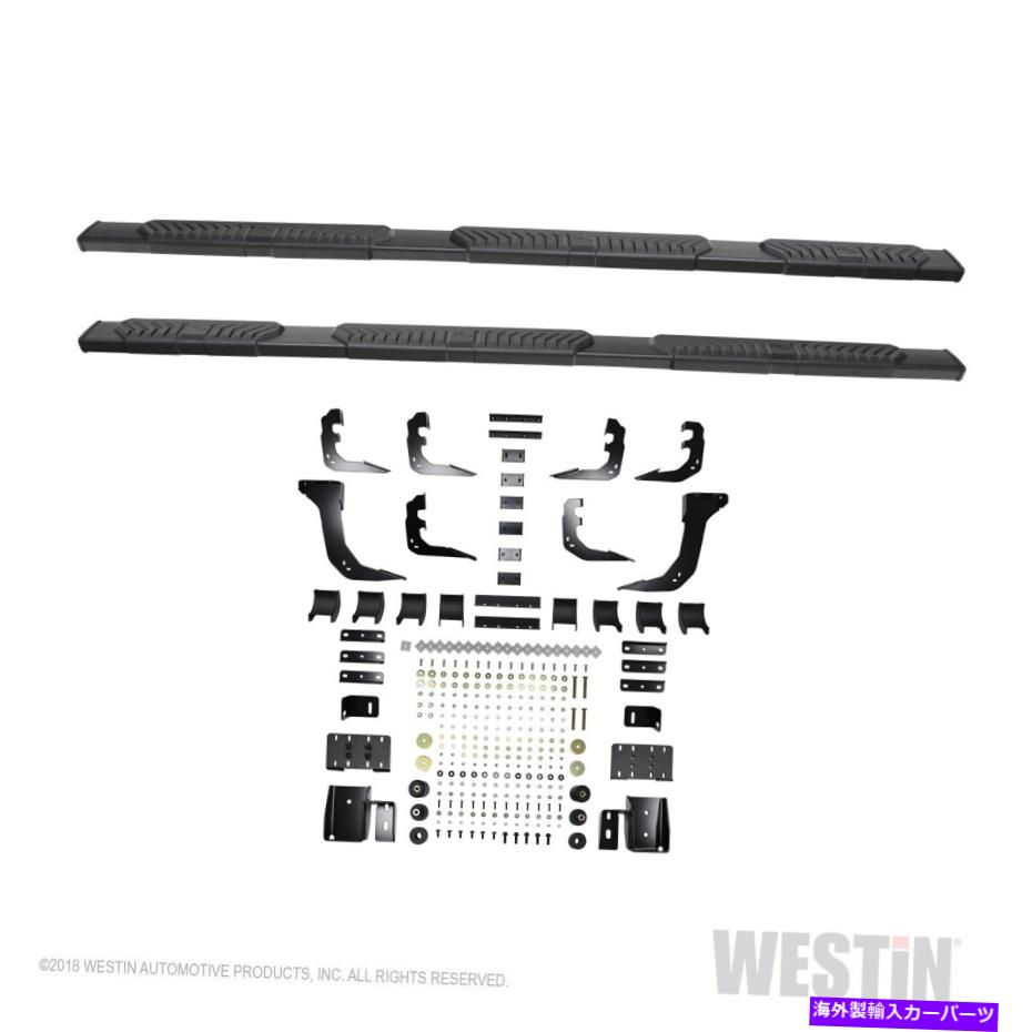Nerf Bar Westin 28-534705 R5モジュラーホイールツーホイールnerfステップバーに合う19-22 1500 Westin 28-534705 R5 Modular Wheel to Wheel Nerf Step Bars Fits 19-22 1500【並行輸入品】