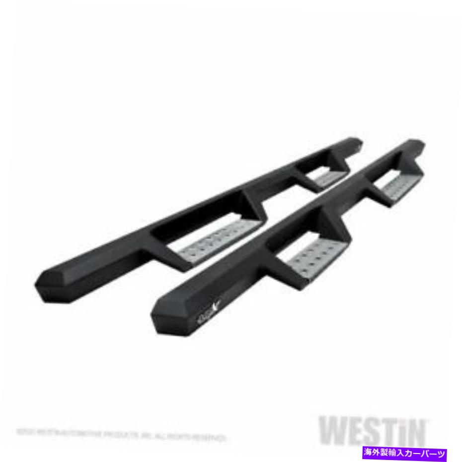 Nerf Bar Westin 56-116852 HDXステンレスドロップナーフステップバーテクスチャブラックステンレスnew Westin 56-116852 HDX Stainless Drop Nerf Step Bars Textured Black Stainless NEW【並行輸入品】