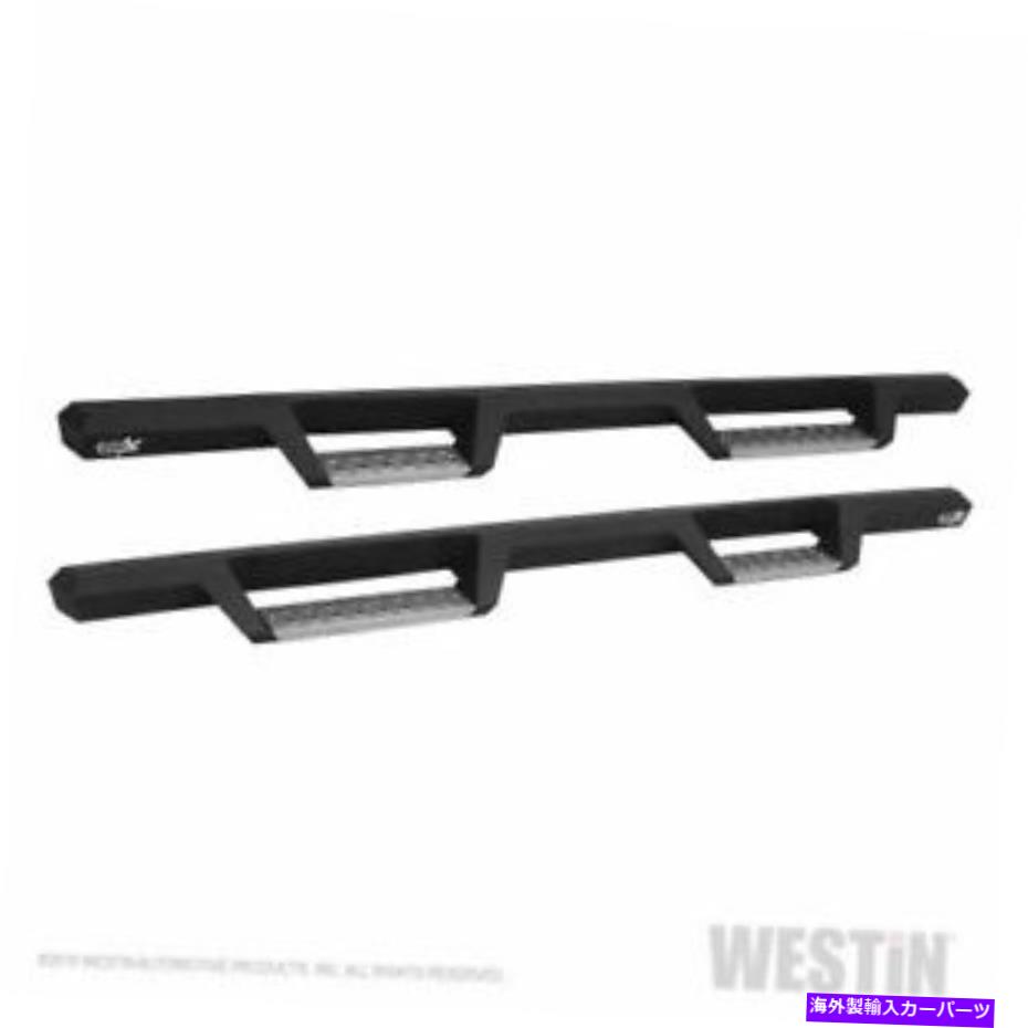 Nerf Bar Westin 56-140852 HDXステンレスドロップナーフステップバーテクスチャブラックPCスチールnew Westin 56-140852 HDX Stainless Drop Nerf Step Bars Textured Black PC Steel NEW【並行輸入品】