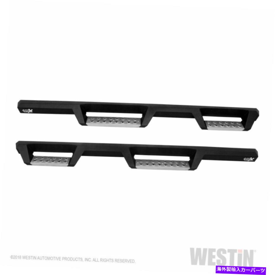 Nerf Bar 18-20ジープラングラーJLのウェスティンブラックHDXステンレスドロップナーフステップバー Westin Black HDX Stainless Drop Nerf Step Bars for 18-20 Jeep Wrangler JL【並行輸入品】