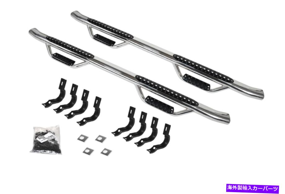 Nerf Bar Go Rhino D44048ps Silverado 1500/2500/3500用シルバーデュアルサイドステップバー Go Rhino D44048PS Silver Dual Side Step Bar for Silverado 1500/2500/3500【並行輸入品】|Us Custom Parts Shop USDM