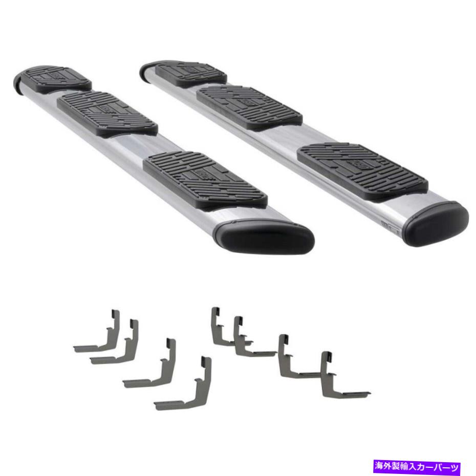 Nerf Bar 477102-401445 Luverneセット2つのランニングボードのセットChevy GMCペア用の新しいポリッシュ 477102-401445 Luverne Set of 2 Running Boards New Polished for Chevy GMC Pair【並行輸入品】