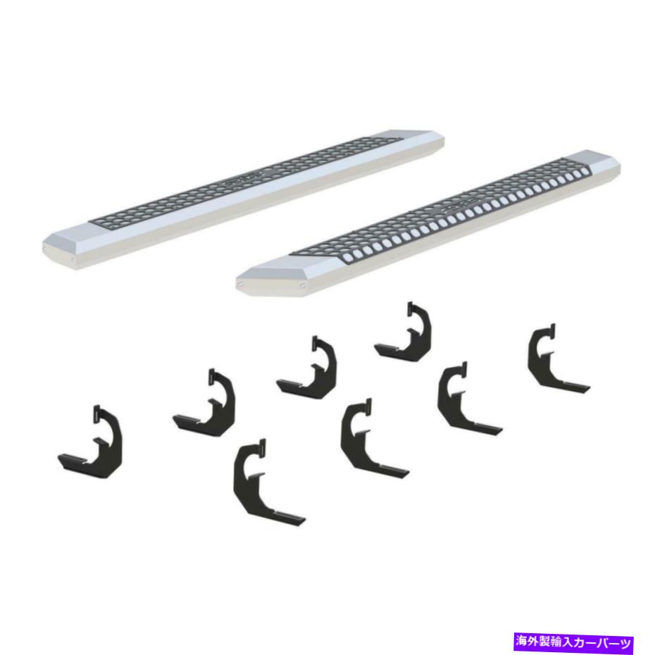 Nerf Bar Aries Step Nerf Bar Kit Advantedge 5-1/2 "x 75" Chrome Aluminium Side Bars、SEL ARIES Step Nerf Bar Kit AdvantEDGE 5-1/2" x 75" Chrome Aluminum Side Bars, Sel【並行輸入品】|Us Custom Parts Shop USDM