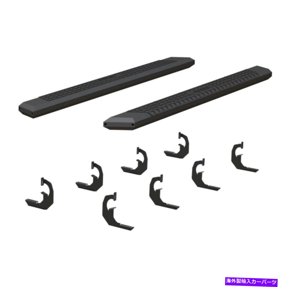 Nerf Bar Aries Step Nerf Bar Kit Advantedge 5-1/2 "x 75"ブラックアルミニウムサイドバー、セレ ARIES Step Nerf Bar Kit AdvantEDGE 5-1/2" x 75" Black Aluminum Side Bars, Sele【並行輸入品】｜Us Custom Parts Shop USDM