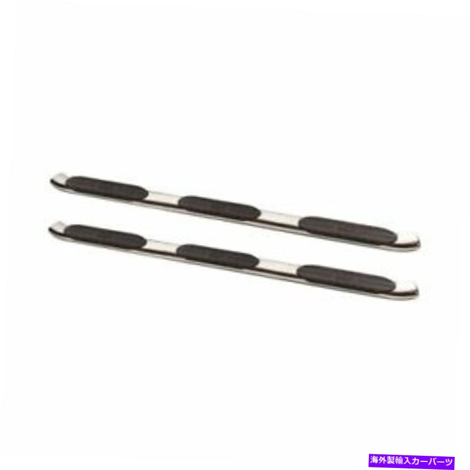 Nerf Bar Westin 21-534330 Pro Traxx 5楕円形のホイールツーホイールnerfステップバーステンレスnew Westin 21-534330 PRO TRAXX 5 Oval Wheel to Wheel Nerf Step Bars Stainless NEW【並行輸入品】|Us Custom Parts Shop USDM