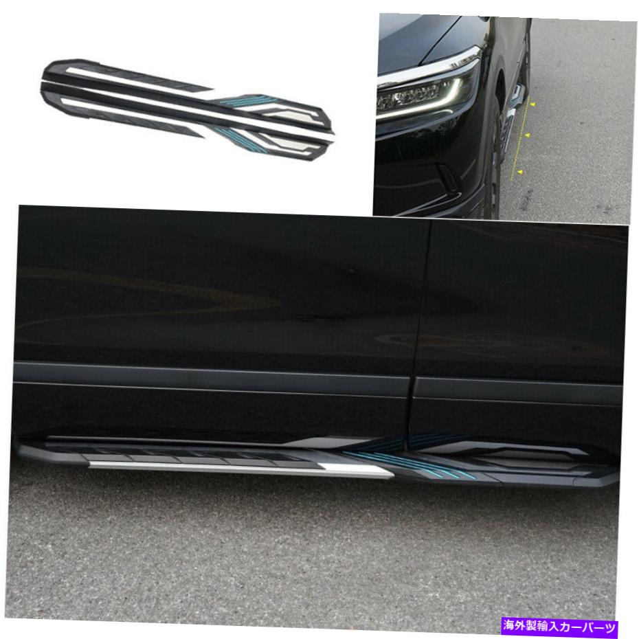 Nerf Bar ホンダCR-V CRV 2017-2021ブラック+シルバーサイドステップランニングボードNERFバー2PCS For HONDA CR-V CRV 2017-2021 Black+Silver Side Step Running Board Nerf Bar 2PCS【並行輸入品】｜Us Custom Parts Shop USDM
